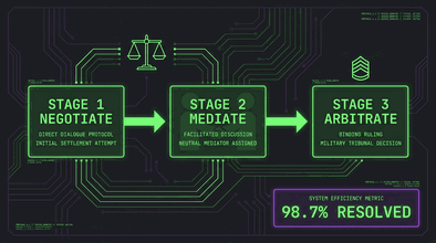 Three-stage dispute resolution system for fair marketplace outcomes