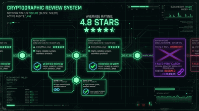 CRYPTOGRAPHIC REVIEW PROOFS - Nexus Market feature illustration